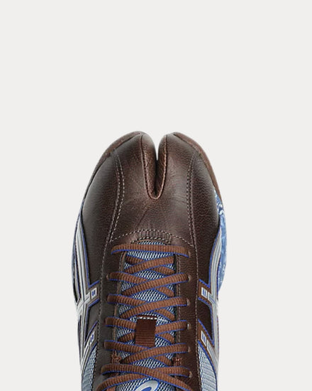 Asics x Kiko Kostadinov LYASA FF II Tabi Reddish Brown / Asics Blue Low Top Sneakers - 6