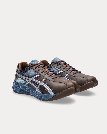 Asics x Kiko Kostadinov LYASA FF II Tabi Reddish Brown / Asics Blue Low Top Sneakers - 4