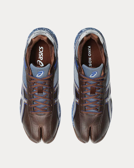 Asics x Kiko Kostadinov LYASA FF II Tabi Reddish Brown / Asics Blue Low Top Sneakers - 3