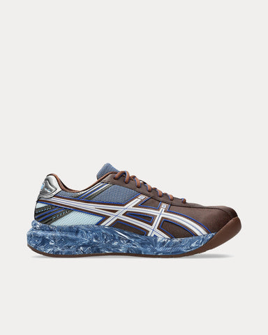 Asics x Kiko Kostadinov LYASA FF II Tabi Reddish Brown / Asics Blue Low Top Sneakers