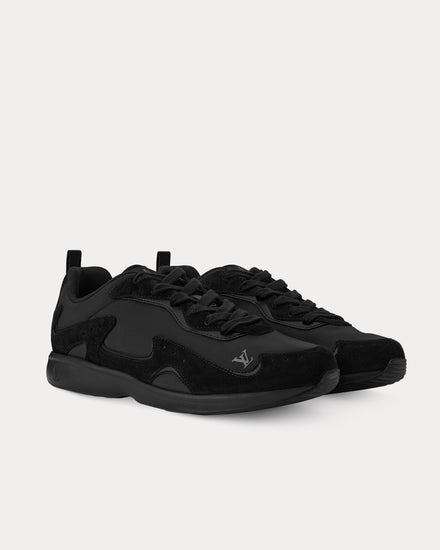 Louis Vuitton LV Drop 300 Black Low Top Sneakers - 3