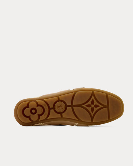 Louis Vuitton LV Sneakerina Open Back Natural Beige Slip On Sneakers - 4