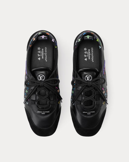 Louis Vuitton x Takashi Murakami LV Sneakerina Black Low Top Sneakers - 2