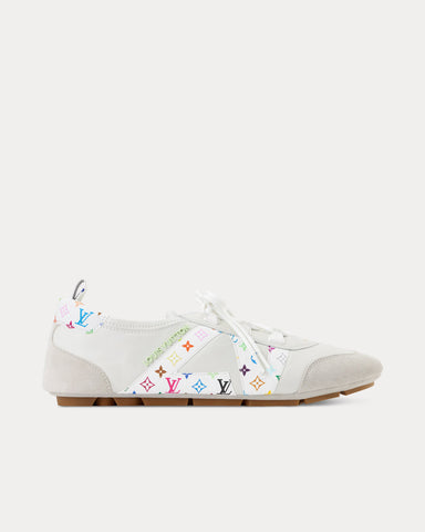 Louis Vuitton x Takashi Murakami LV Sneakerina White Low Top Sneakers