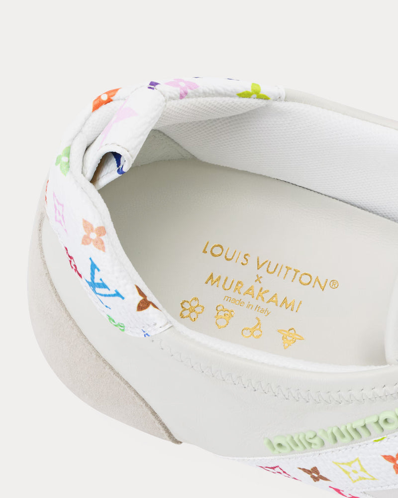 Louis Vuitton x Takashi Murakami Women's LV Sneakerina White Low