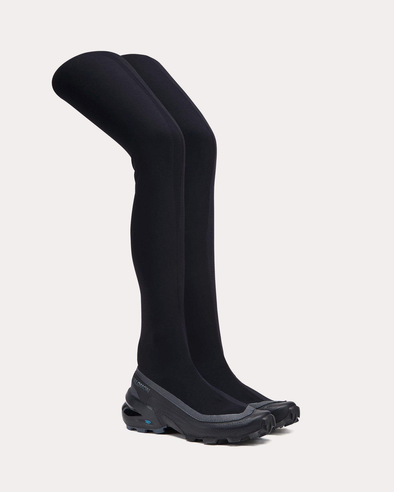 Salomon x MM6 Maison Margiela - Thigh High Black Boots