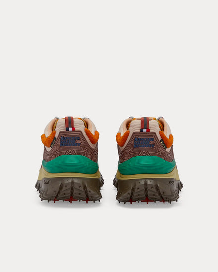 Moncler x Salehe Bembury Trailgrip Grain Multi Brown Low Top Sneakers - 4