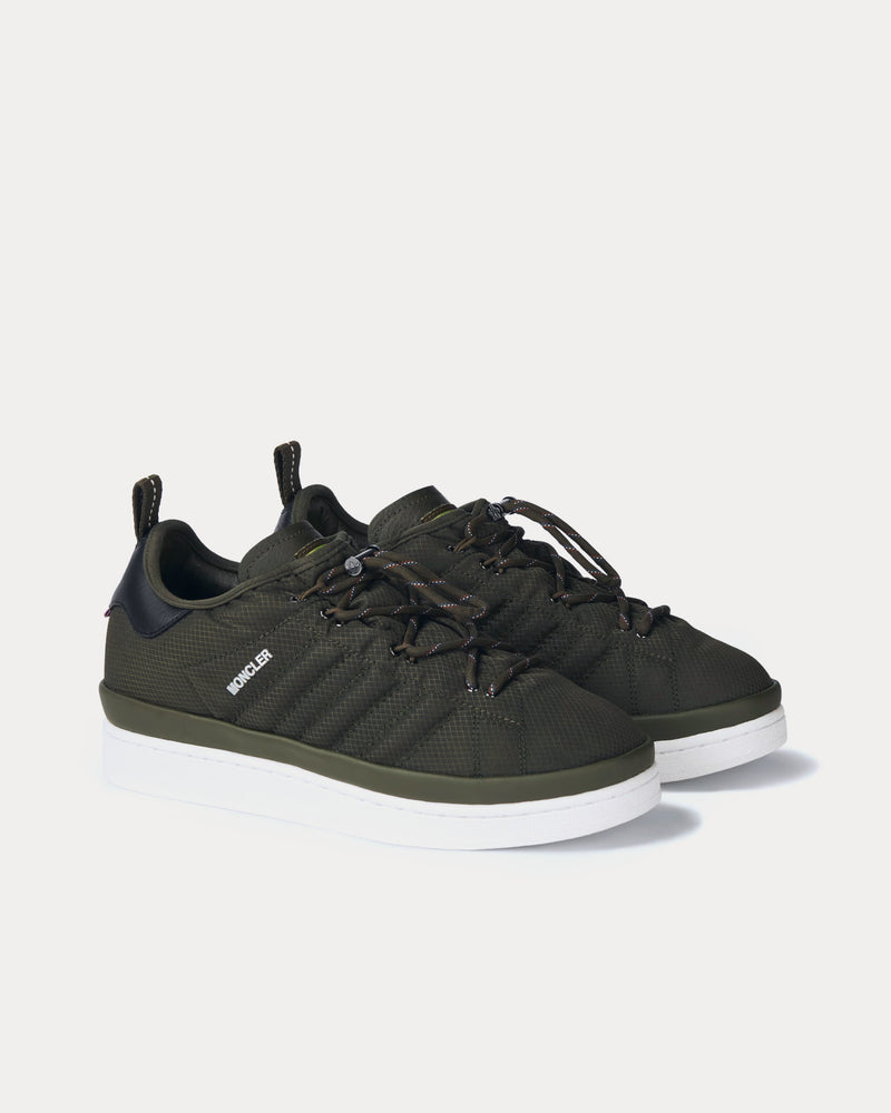 adidas gazelle silver green womens Moncler x Adidas Unisex Campus Dark Green Low Top Sneakers