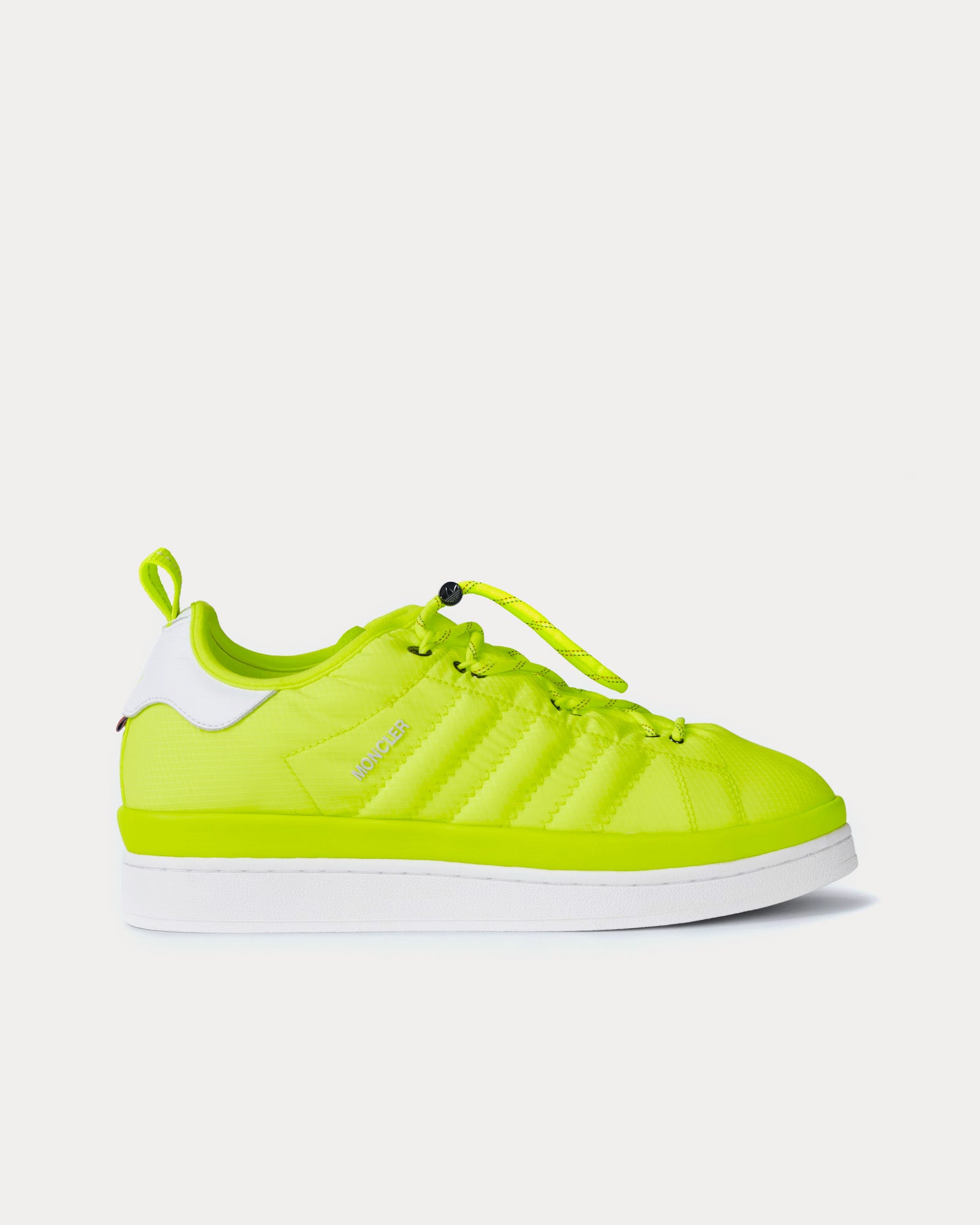 Moncler x Adidas Unisex Campus Bright Yellow Low Top Sneakers