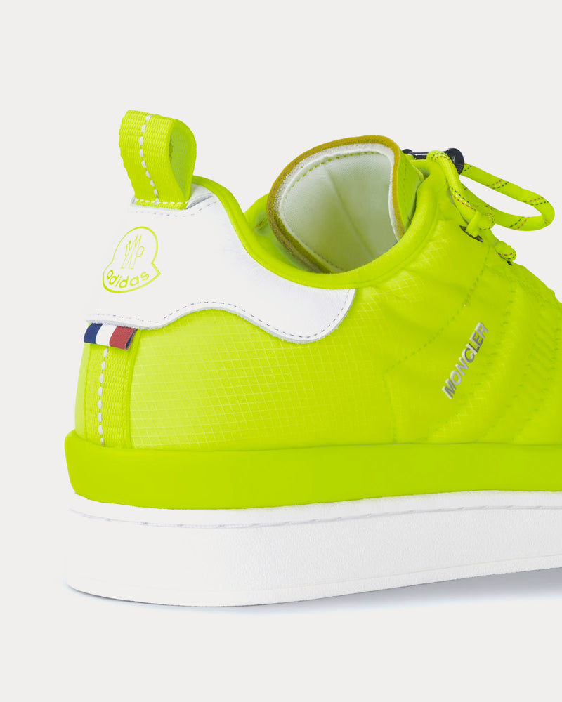 Moncler x Adidas Unisex Campus Bright Yellow Low Top Sneakers Moncler x Adidas Unisex Campus Bright Yellow Low Top Sneakers