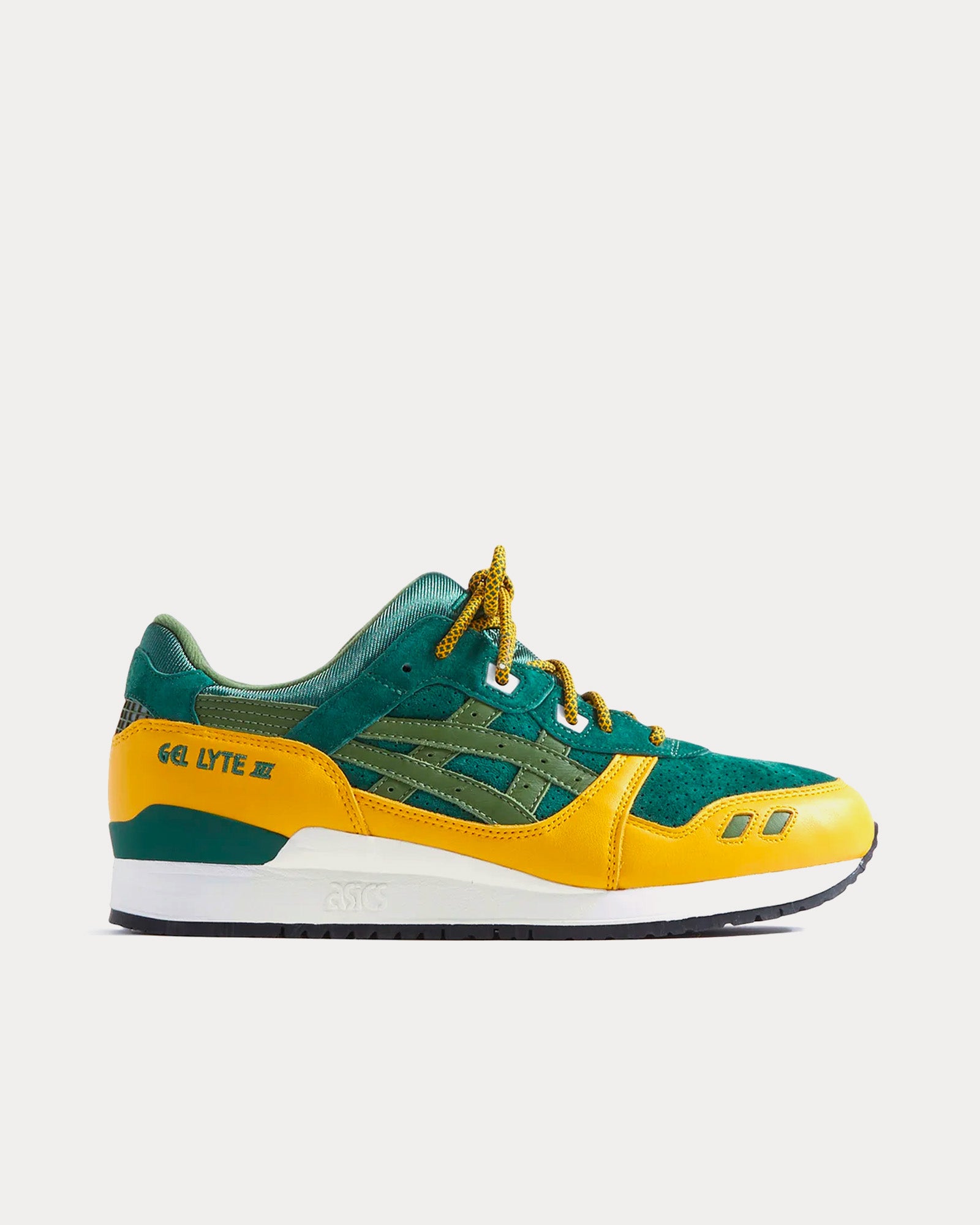 Asics x Kith - Marvel Gel-Lyte III Remastered 'Rogue' Green / Yellow Low Top Sneakers