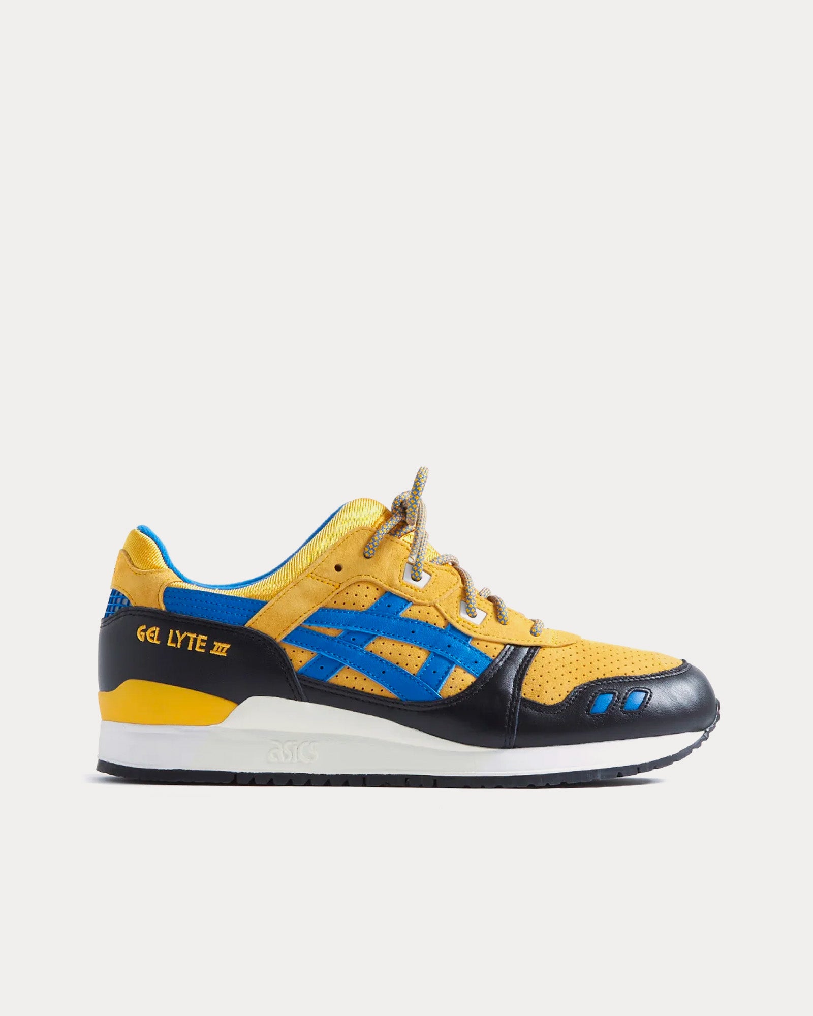 Asics x Kith - Marvel Gel-Lyte III Remastered 'Wolverine 1975' Yellow / Blue Low Top Sneakers