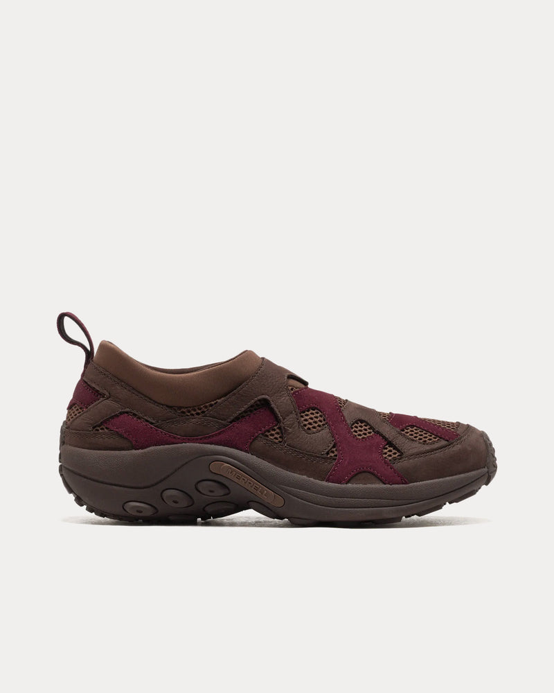 Merrell 1TRL Jungle Moc Twist SE Dark Cherry / Coffee Slip On Sneakers - 1