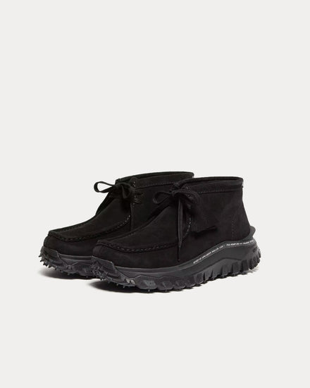 Moncler x Fragment x Clarks Originals Trailgrip Wallabee GTX Suede Black Boots - 2