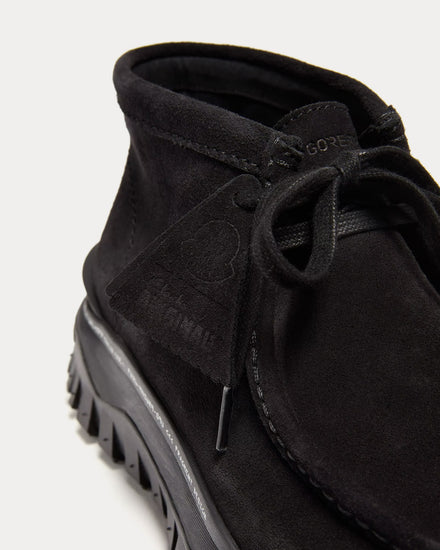 Moncler x Fragment x Clarks Originals Trailgrip Wallabee GTX Suede Black Boots - 5