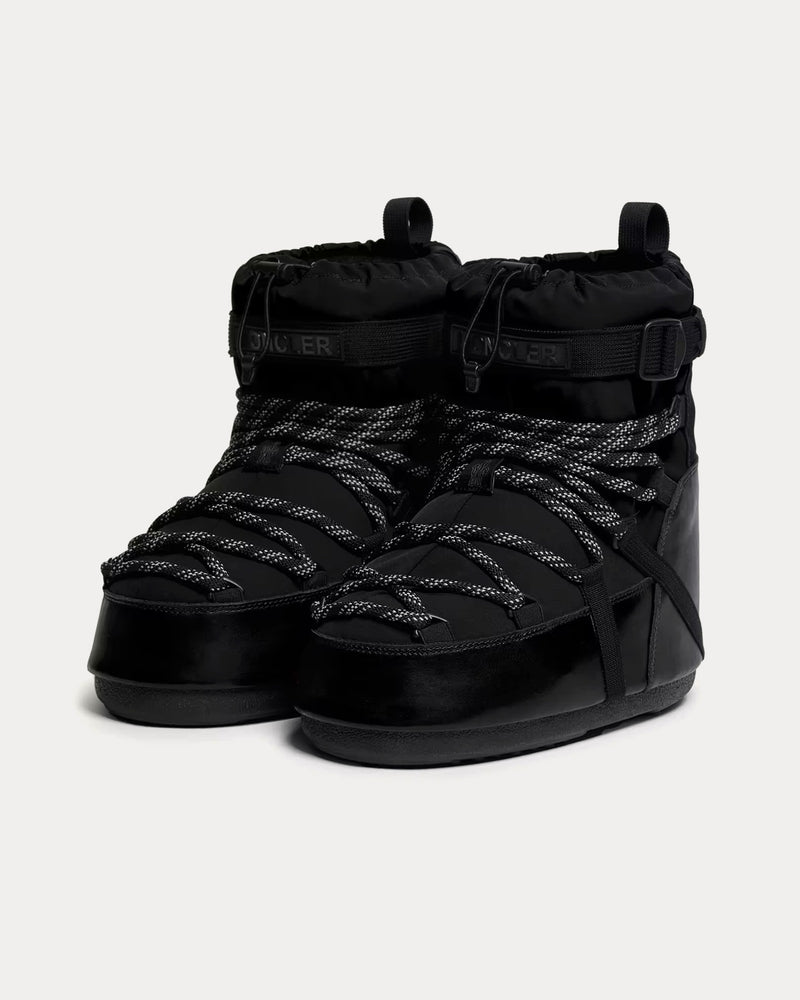 Moncler Grenoble x Moon Boot Icon Low Padded Black Snow Boots - 2