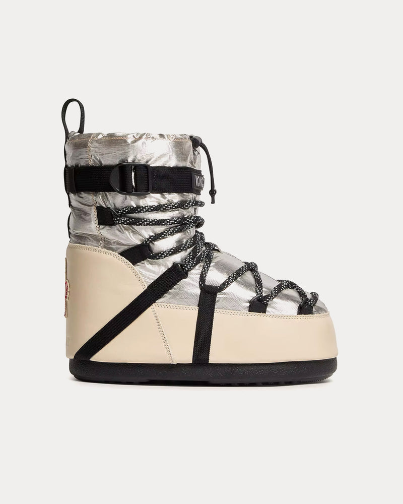 Moncler Grenoble x Moon Boot Icon Low Padded Gold Snow Boots - 1