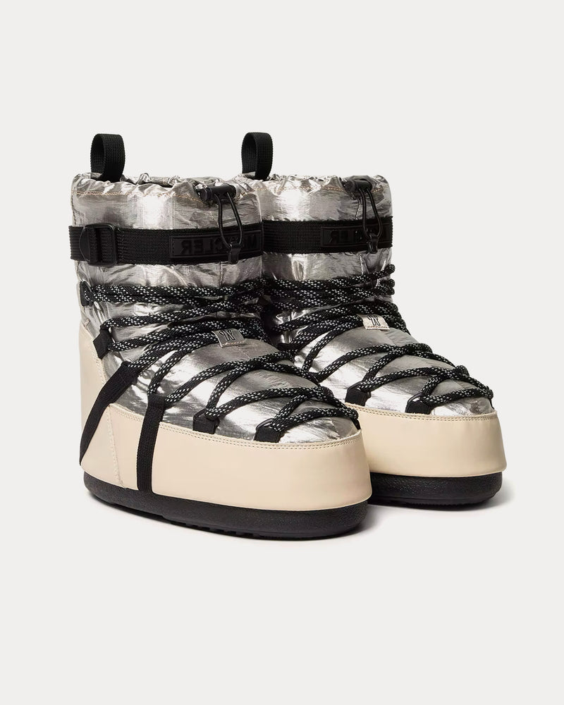 Moncler Grenoble x Moon Boot Icon Low Padded Gold Snow Boots - 2