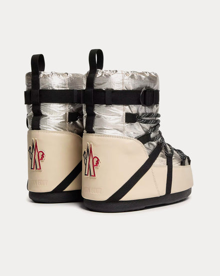 Moncler Grenoble x Moon Boot Icon Low Padded Gold Snow Boots - 3