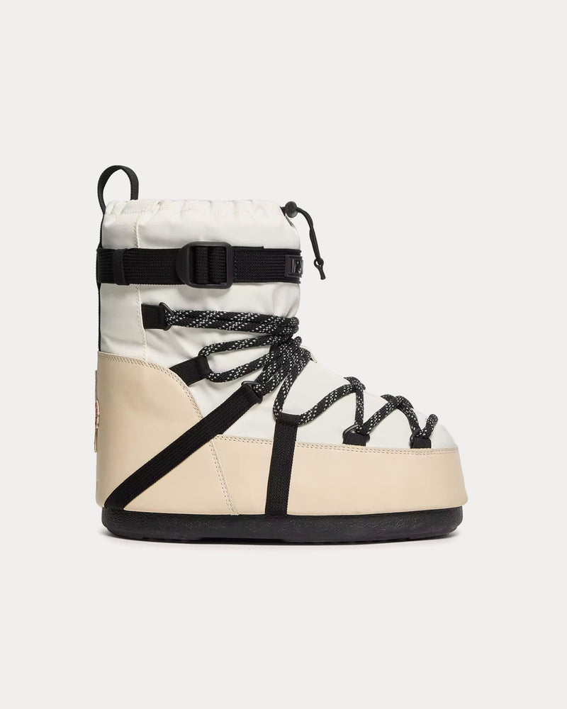 Moncler Grenoble x Moon Boot Icon Low Padded White Snow Boots - 1