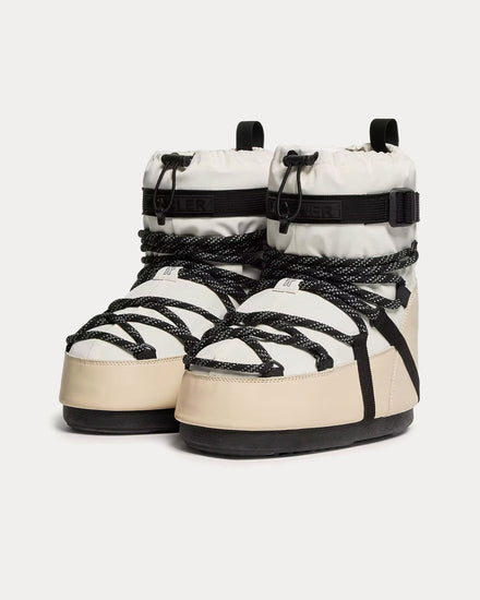 Moncler Grenoble x Moon Boot Icon Low Padded White Snow Boots - 2