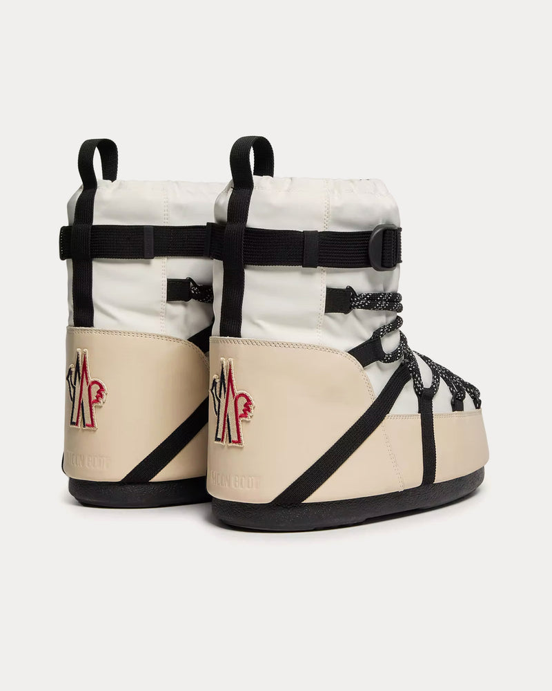 Moncler Grenoble x Moon Boot Icon Low Padded White Snow Boots - 3