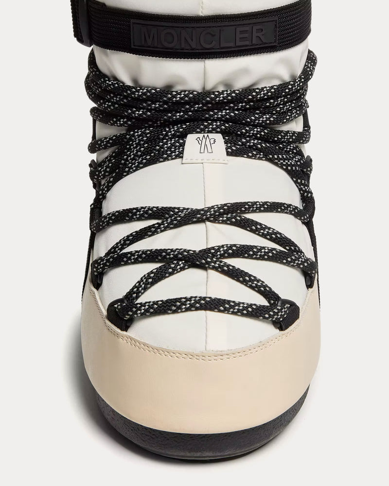 Moncler Grenoble x Moon Boot Icon Low Padded White Snow Boots - 4