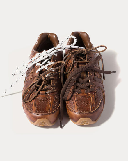 New Balance x Miu Miu 530 SL Deco Leather Sienna Low Top Sneakers - 2
