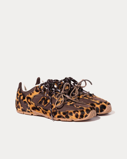 New Balance x Miu Miu 530 SL Printed Leather & Technical Fabric Honey / Brown Low Top Sneakers - 2