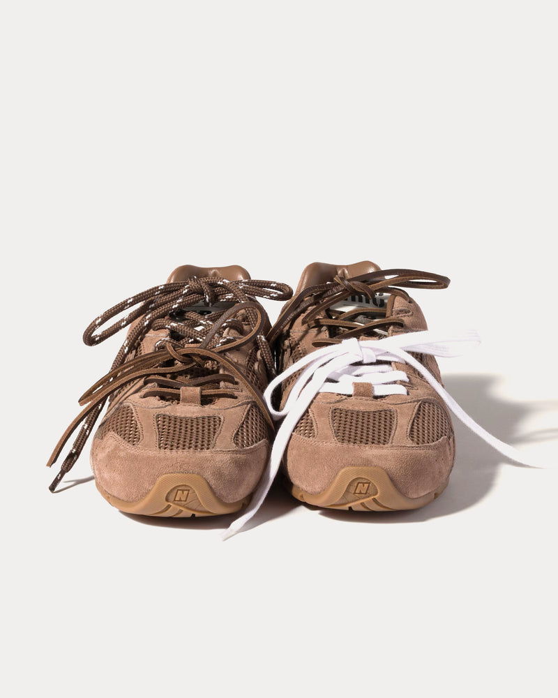 Miu Miu × New Balance スニーカー Brown 27 New Balance x Miu Miu Women's 530 SL Suede & Mesh Hazelnut Low Top
