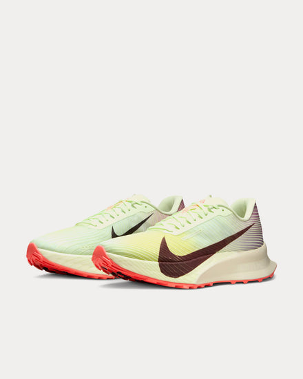 Nike ACG Ultrafly Trail Volt Tint / Steam / Sea Glass / Burgundy Ash Running Shoes - 3