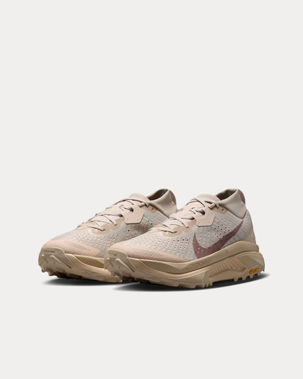Nike ACG Zegama Cream II / Safety Orange / Light Orewood Brown Running Shoes - 3