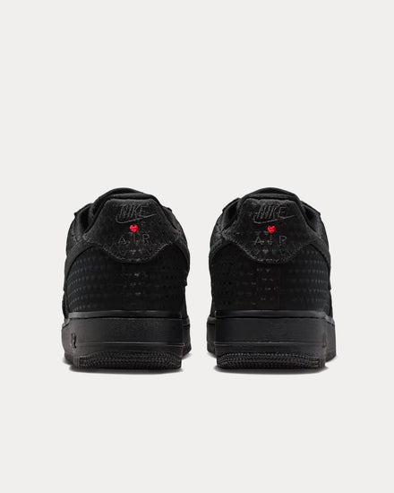 Nike Air Force 1 Retro 'Valentine's Day’ Black / University Red / Black Low Top Sneakers - 4