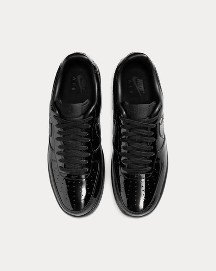 Nike Air Force 1 '07 Patent Leather Black / Black / Black Low Top Sneakers - 2