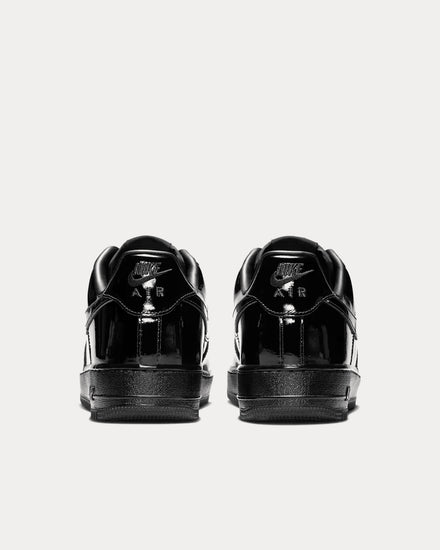 Nike Air Force 1 '07 Patent Leather Black / Black / Black Low Top Sneakers - 4