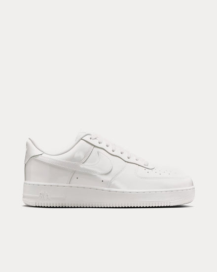 Nike Air Force 1 '07 Patent Leather White / White Low Top Sneakers - 1