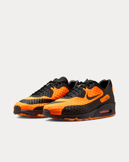 Nike Air Max 90 'Hypervenom' Bright Citrus / Total Orange / Black Low Top Sneakers - 3