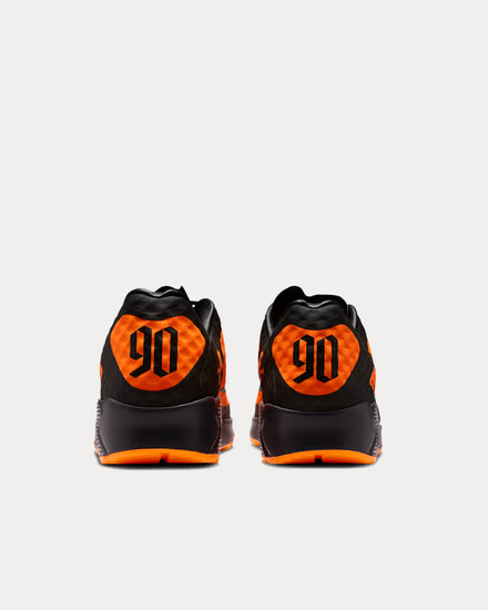 Nike Air Max 90 'Hypervenom' Bright Citrus / Total Orange / Black Low Top Sneakers - 4