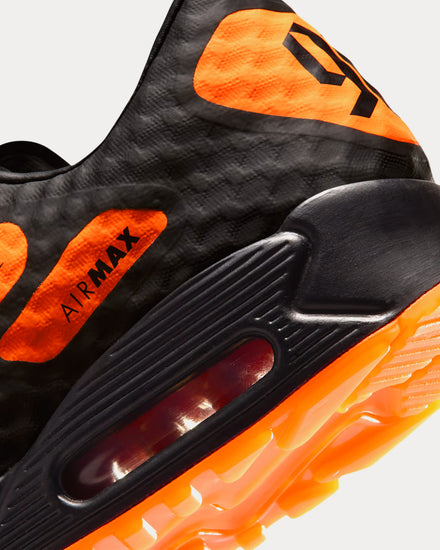 Nike Air Max 90 'Hypervenom' Bright Citrus / Total Orange / Black Low Top Sneakers - 6