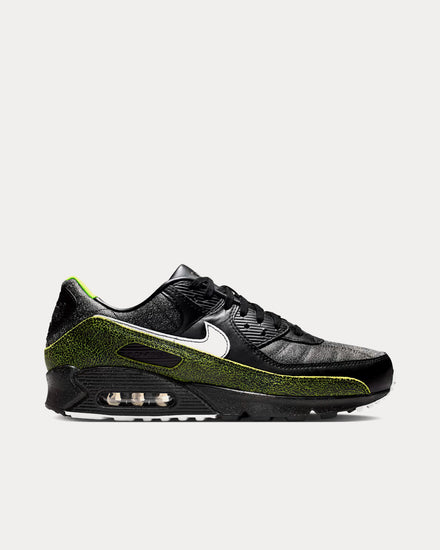 Nike Air Max 90 'Tiempo' Black / Black / Voltage Green / White Low Top Sneakers - 1
