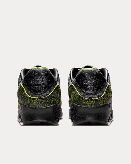 Nike Air Max 90 'Tiempo' Black / Black / Voltage Green / White Low Top Sneakers - 4