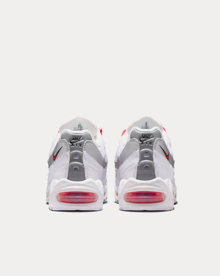 Nike Air Max 95 Big Bubble 'England' White / Metallic Silver / Obsidian / Speed Red Low Top Sneakers - 4