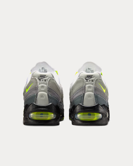 Nike Air Max 95 Big Bubble OG 'Neon' Black / Cool Grey / Neon Yellow Low Top Sneakers - 4