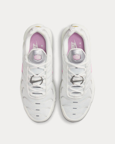 white and pink nike tn