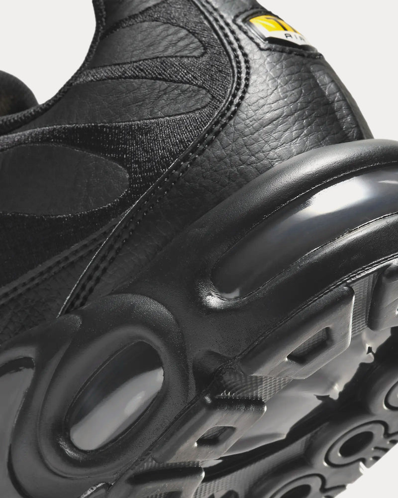Nike Air Max Plus 98 Leather Black / Black / Black Low Top Sneakers - 2