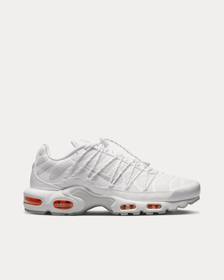 Nike Air Max Plus Utility White / Safety Orange / Pure Platinum Low Top Sneakers - 1