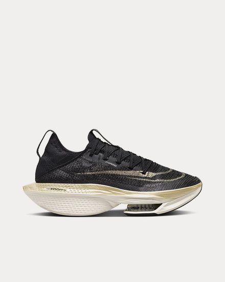 Nike Alphafly 2 Black / Sail / Metallic Gold Grain Running Shoes - 1