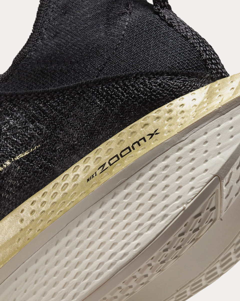 Nike Alphafly 2 Black / Sail / Metallic Gold Grain Running Shoes ...