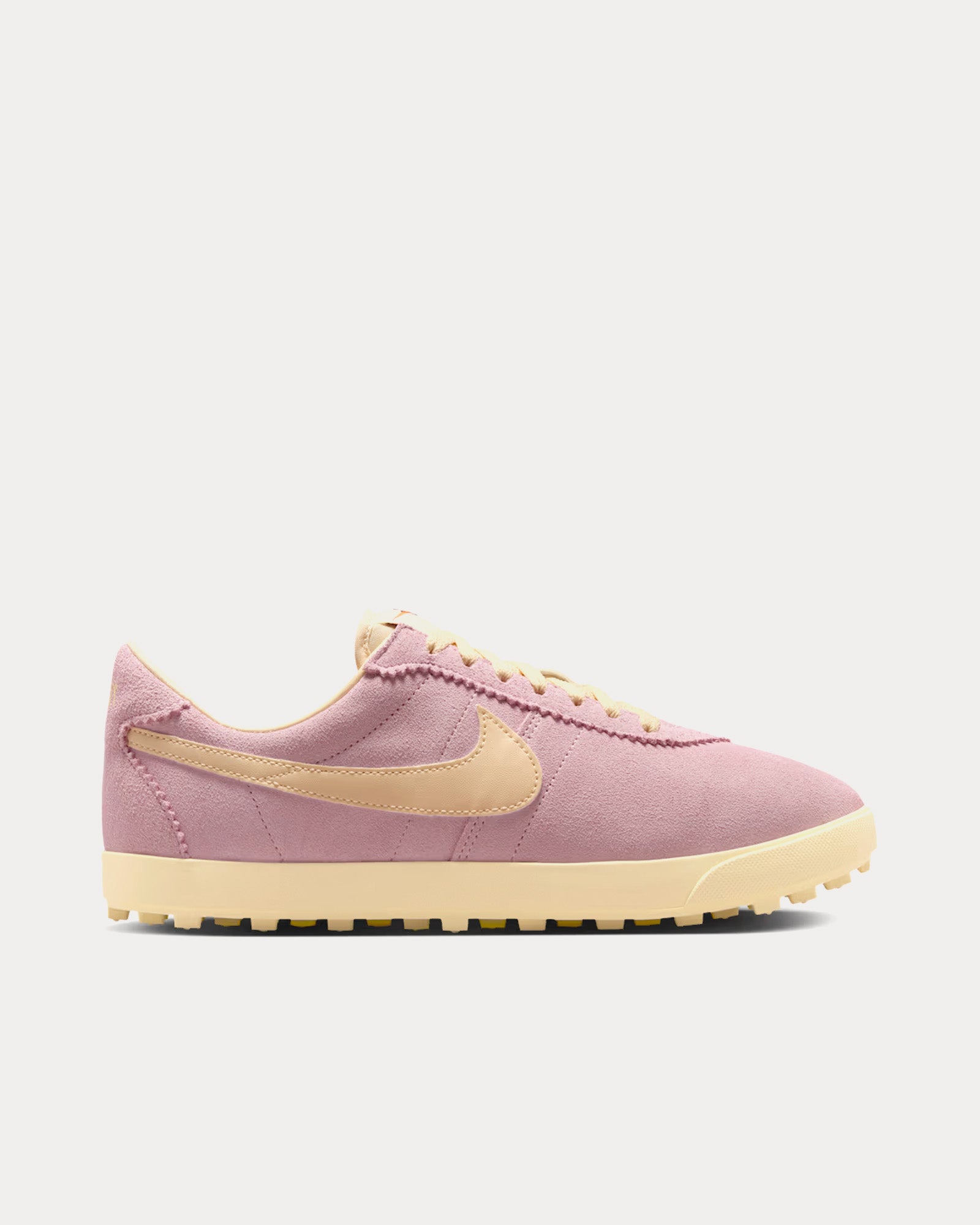 アントン Nike Women's Astrograbber Suede Pink Foam / Muslin Low Top Sneakers