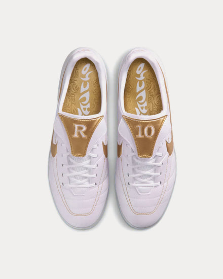 Nike Cryoshot Tiempo Legend R10 White / Metallic Gold Low Top Sneakers - 2